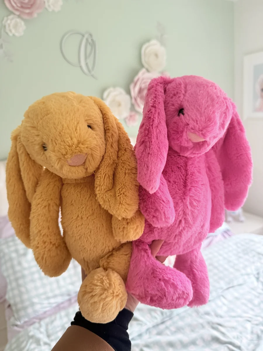 Front - Bashful Hot Pink Bunny - Medium photo by OnceUponA_JC