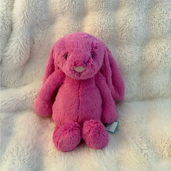 Front - Bashful Hot Pink Bunny - Medium photo by pinkypie987