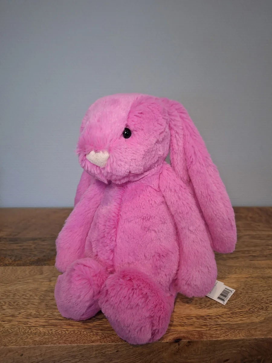 Front - Bashful Hot Pink Bunny - Medium photo by Sofie