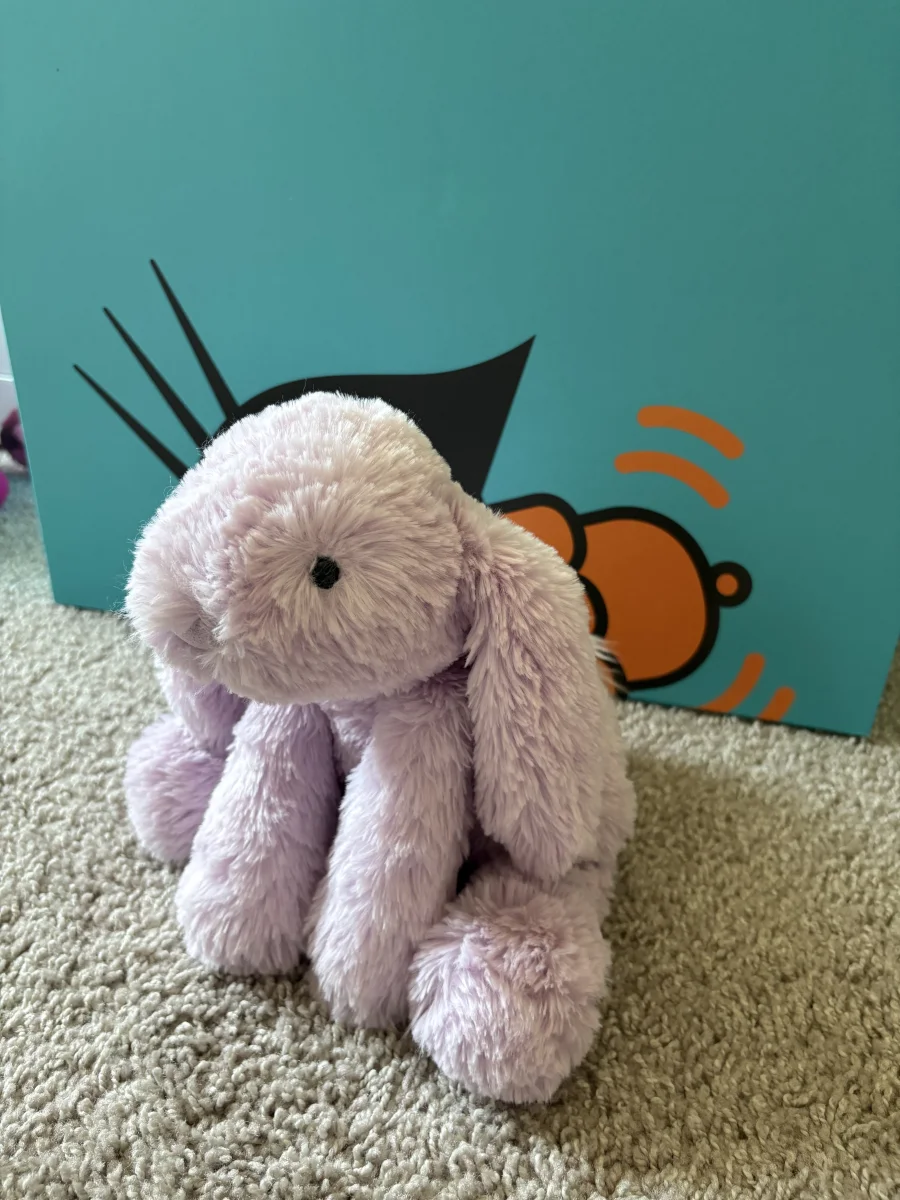 Side - Smudge Lavender Rabbit photo by jojokitty