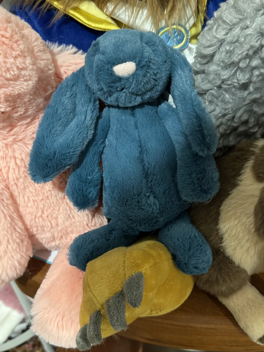 Front - Bashful Mineral Blue Bunny - Small photo by Barks44