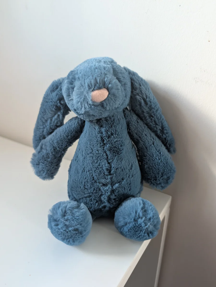 Front - Bashful Mineral Blue Bunny - Small photo by Jelly_shebear