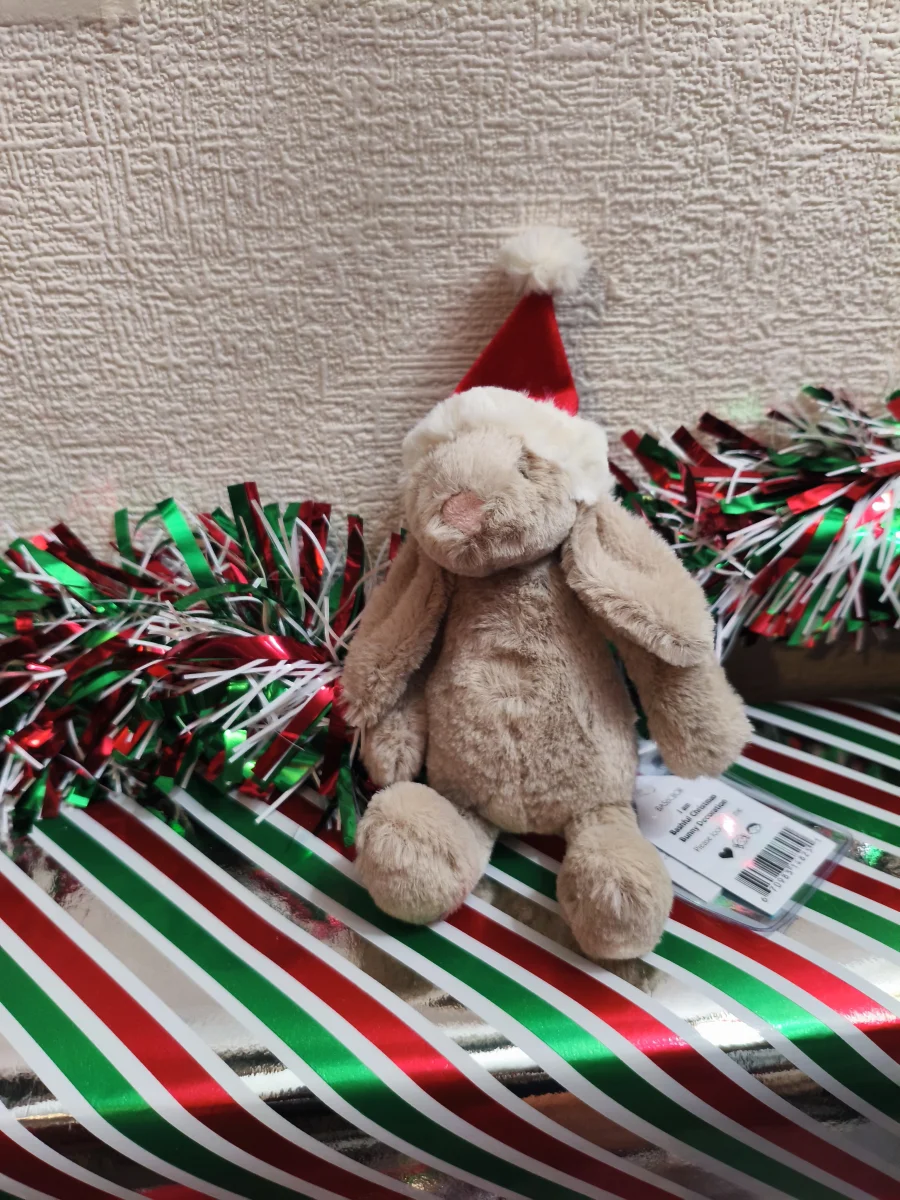 Front - Bashful Christmas Bunny Decoration photo by Jelly_0ne