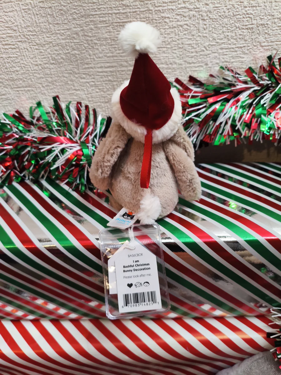 Back - Bashful Christmas Bunny Decoration photo by Jelly_0ne