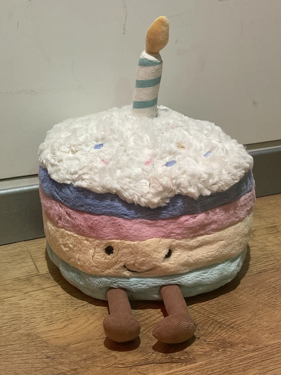 Front - Amuseables Rainbow Birthday Cake - Large photo by ellevatin