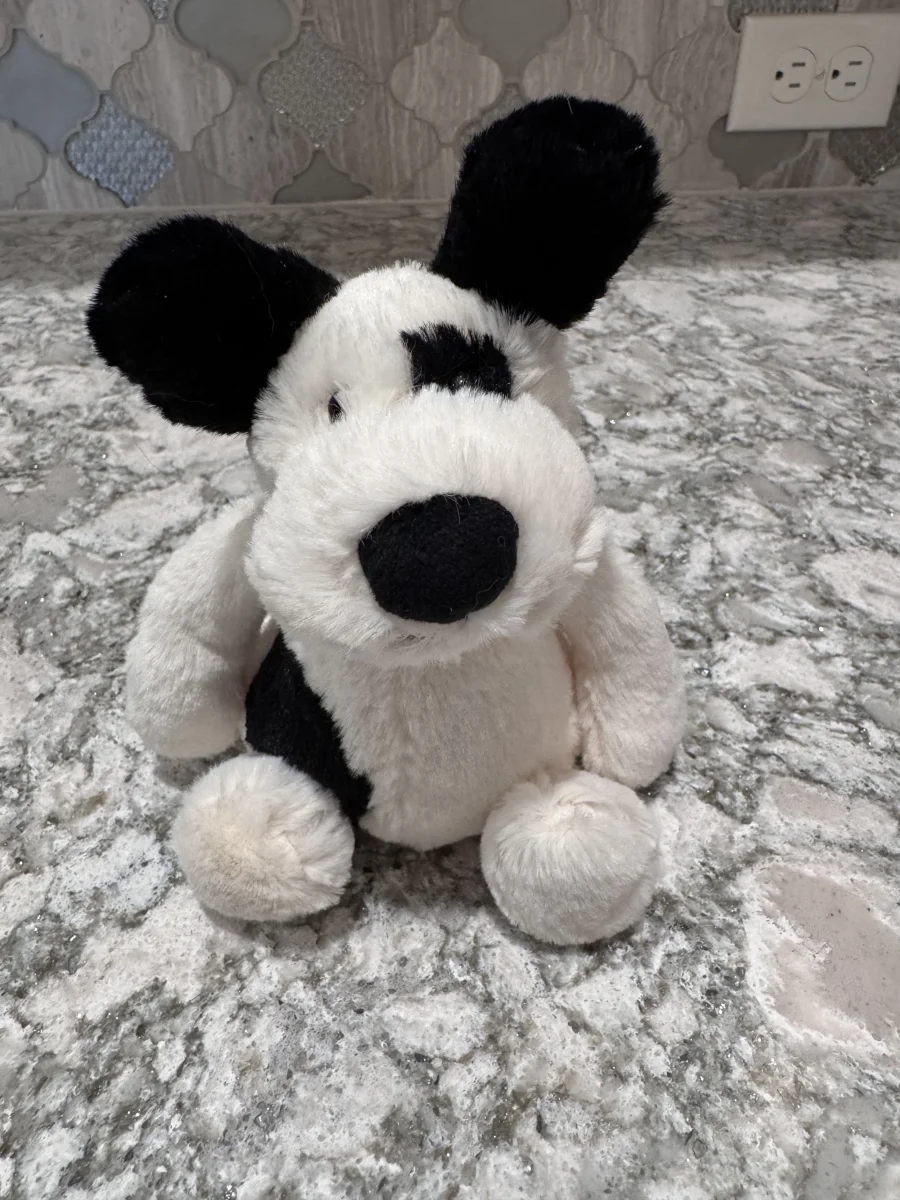 Front - Bashful Black & Cream Puppy - Small photo by SnowLeopard821