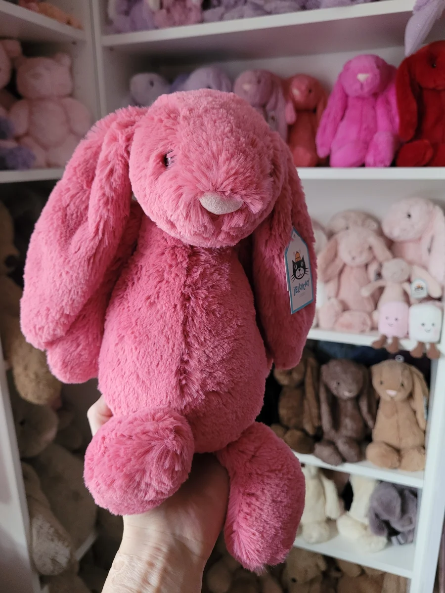 Bashful Cerise Bunny - Medium Photo by Kitsfae - JellyCats