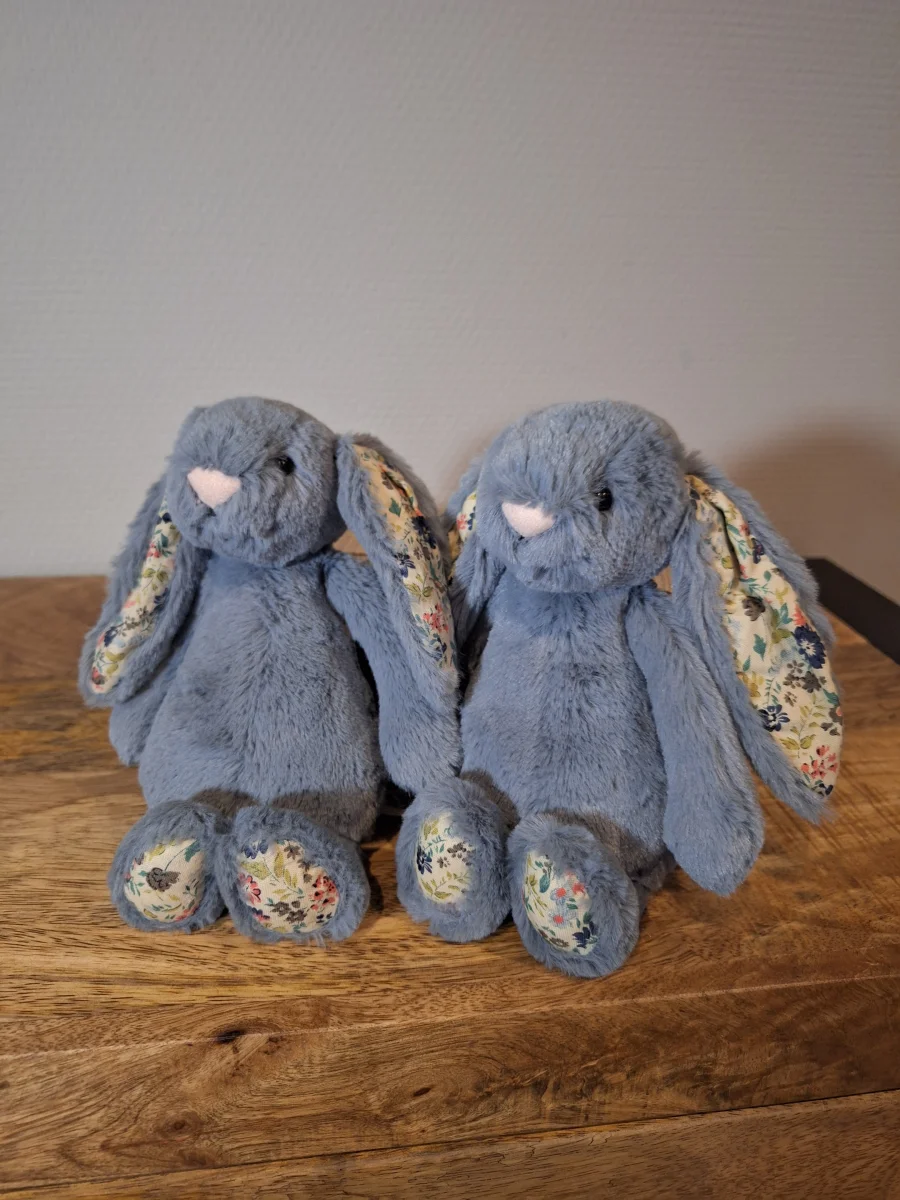 Front - Blossom Dusky Blue Bunny - Small photo by Sofie