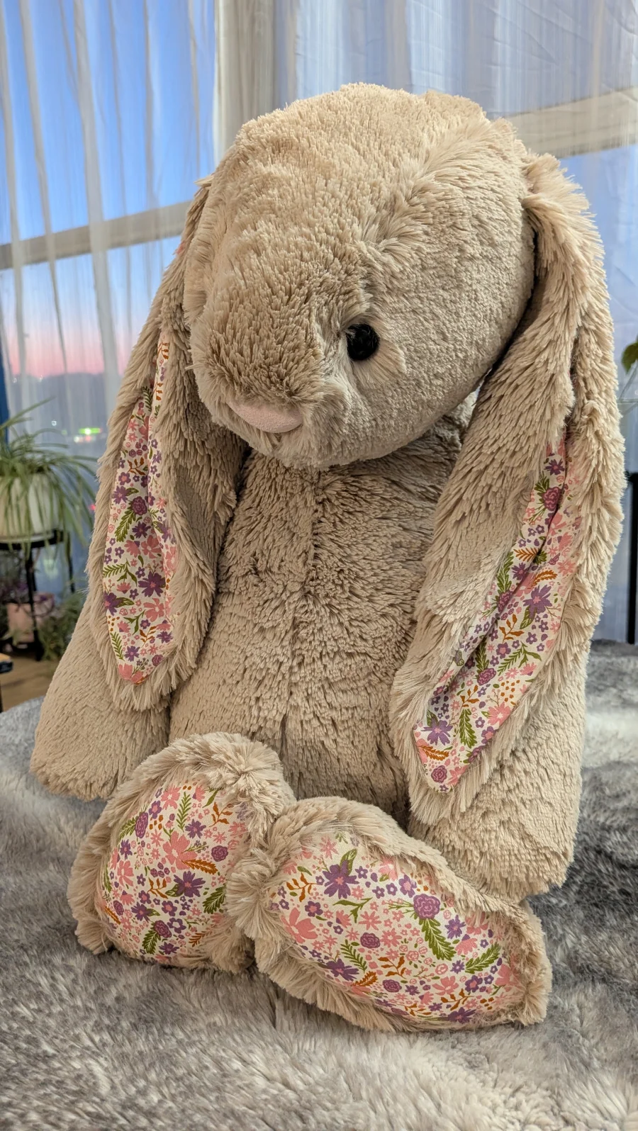 Blossom Beige Bunny 'Petal' - Huge Jellycat Photo by Iselalexa