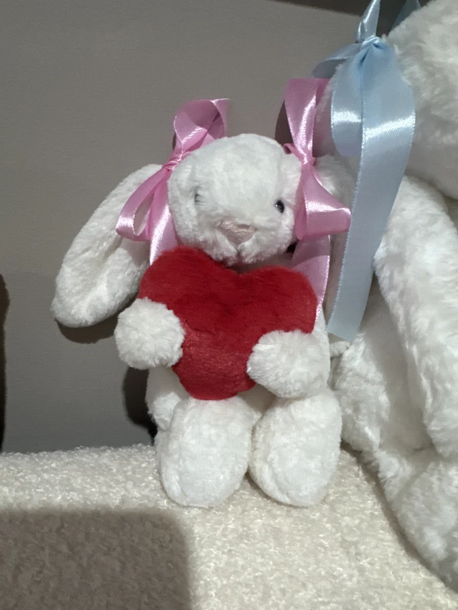 Front - Bashful Red Love Heart Bunny - Small photo by Courtneyharris