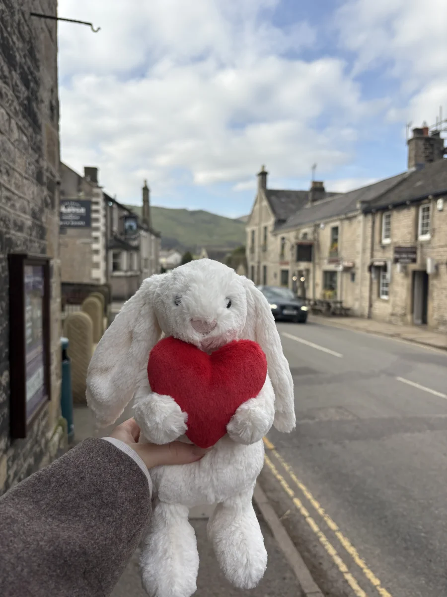 Front - Bashful Red Love Heart Bunny - Small photo by LaylaCaddy