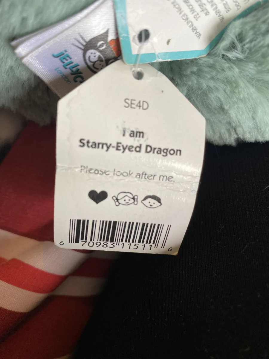 Tag - Starry-Eyed Dragon photo by Jellycat