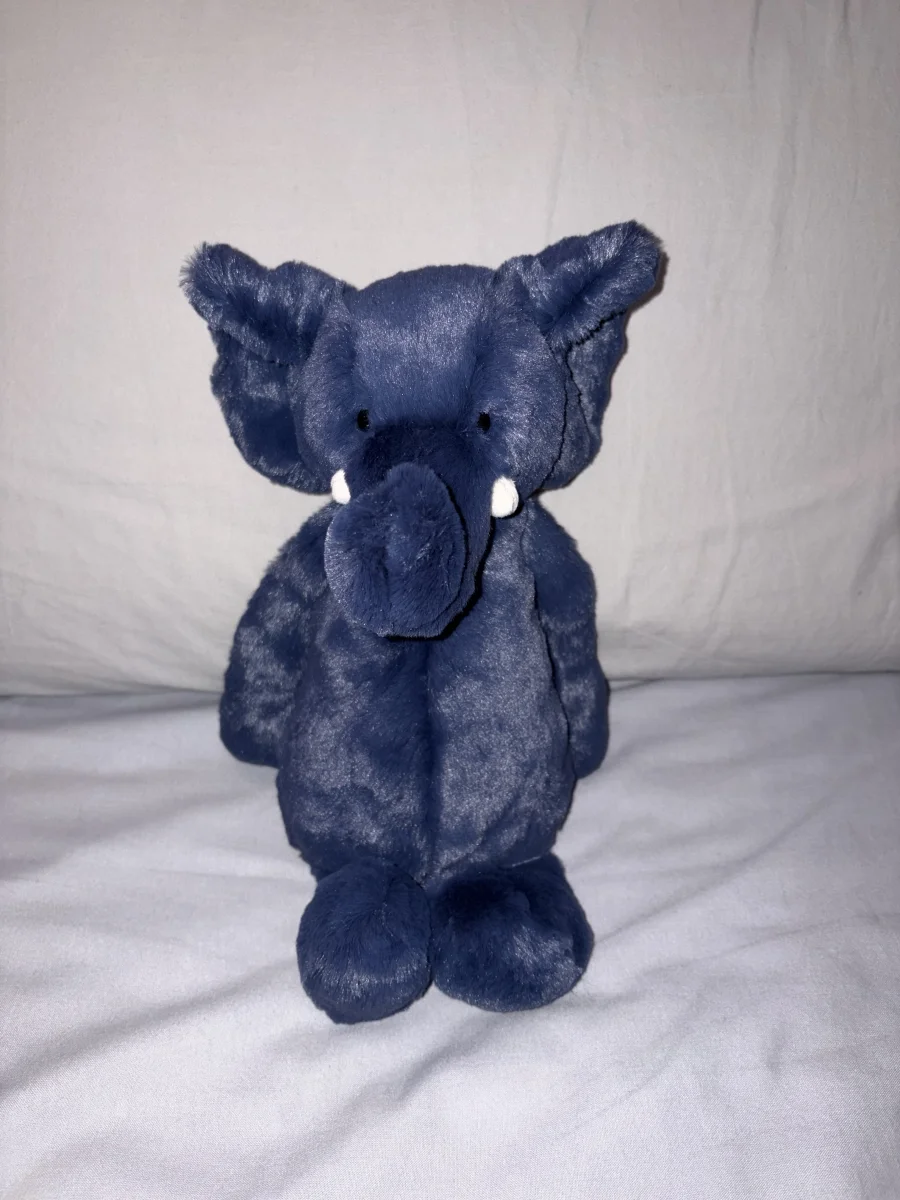 Front - Bashful Blue Elephant - Medium photo by twigletfitz