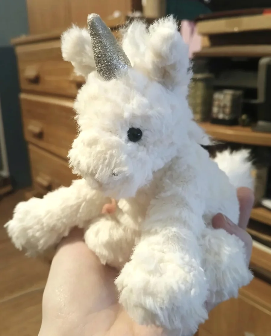 Side - Fuddlewuddle Unicorn - Baby photo by Birdy