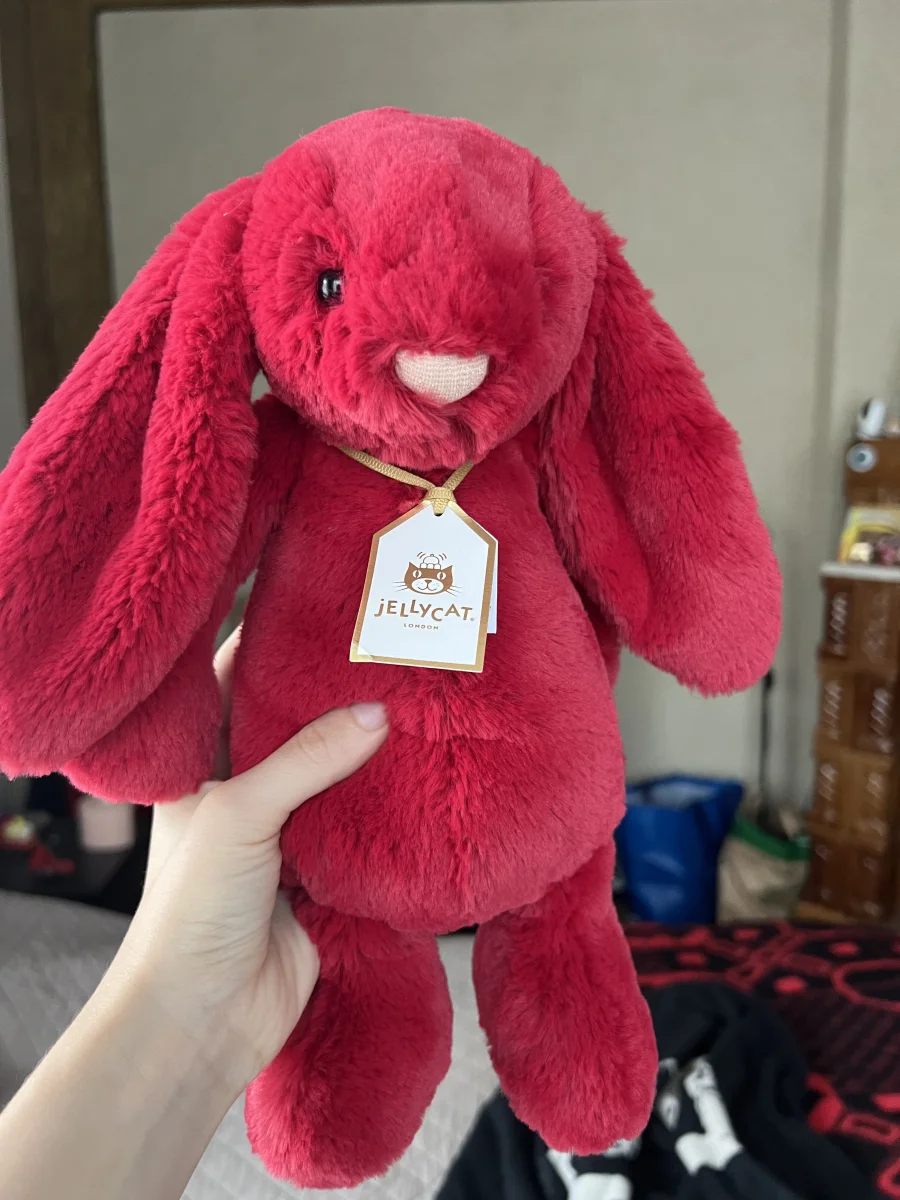 Front - Bashful Luxe Bunny Scarlett photo by carlasplushies