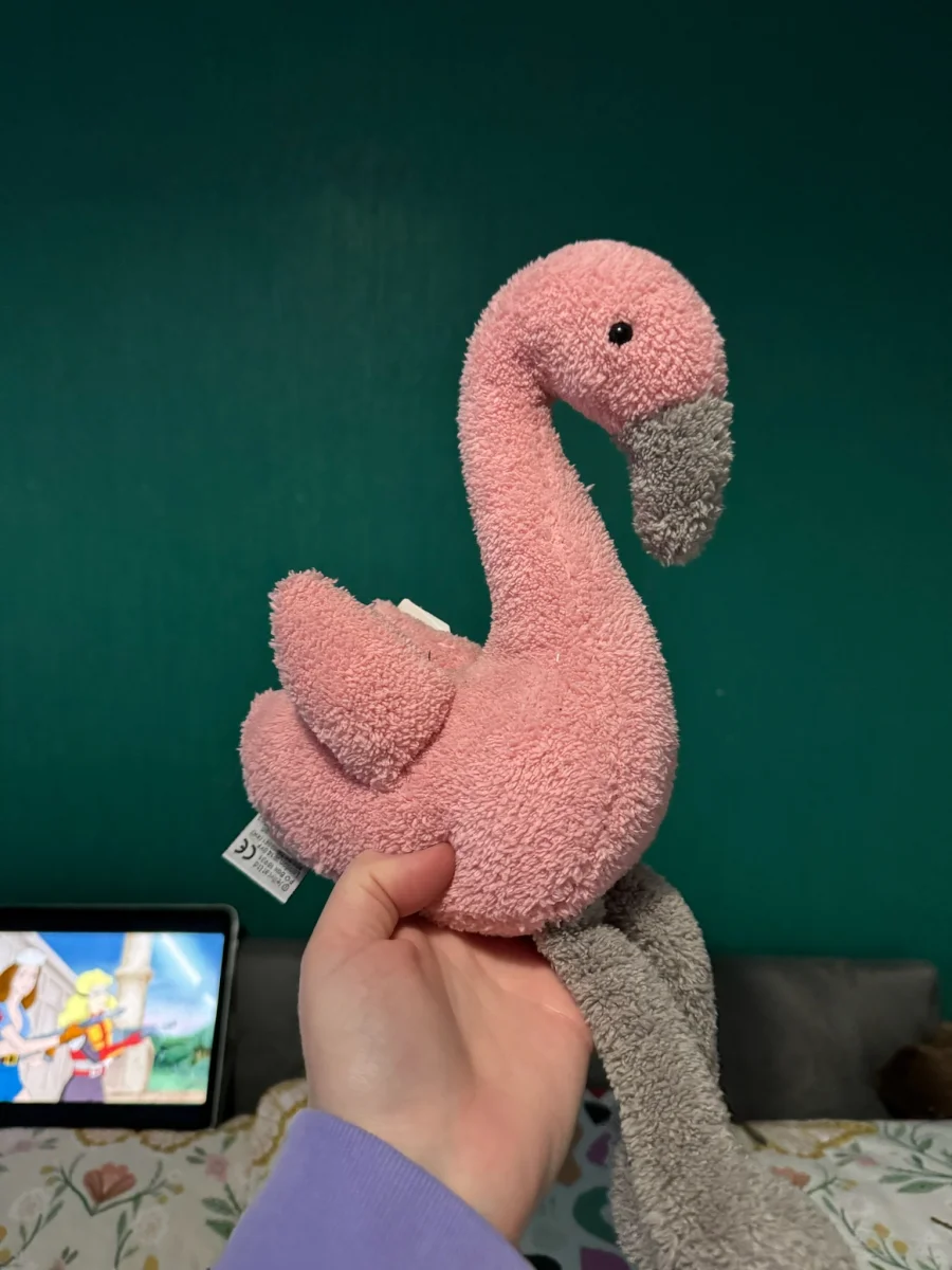 Side - Slackajack Flamingo photo by Luciethehobbit
