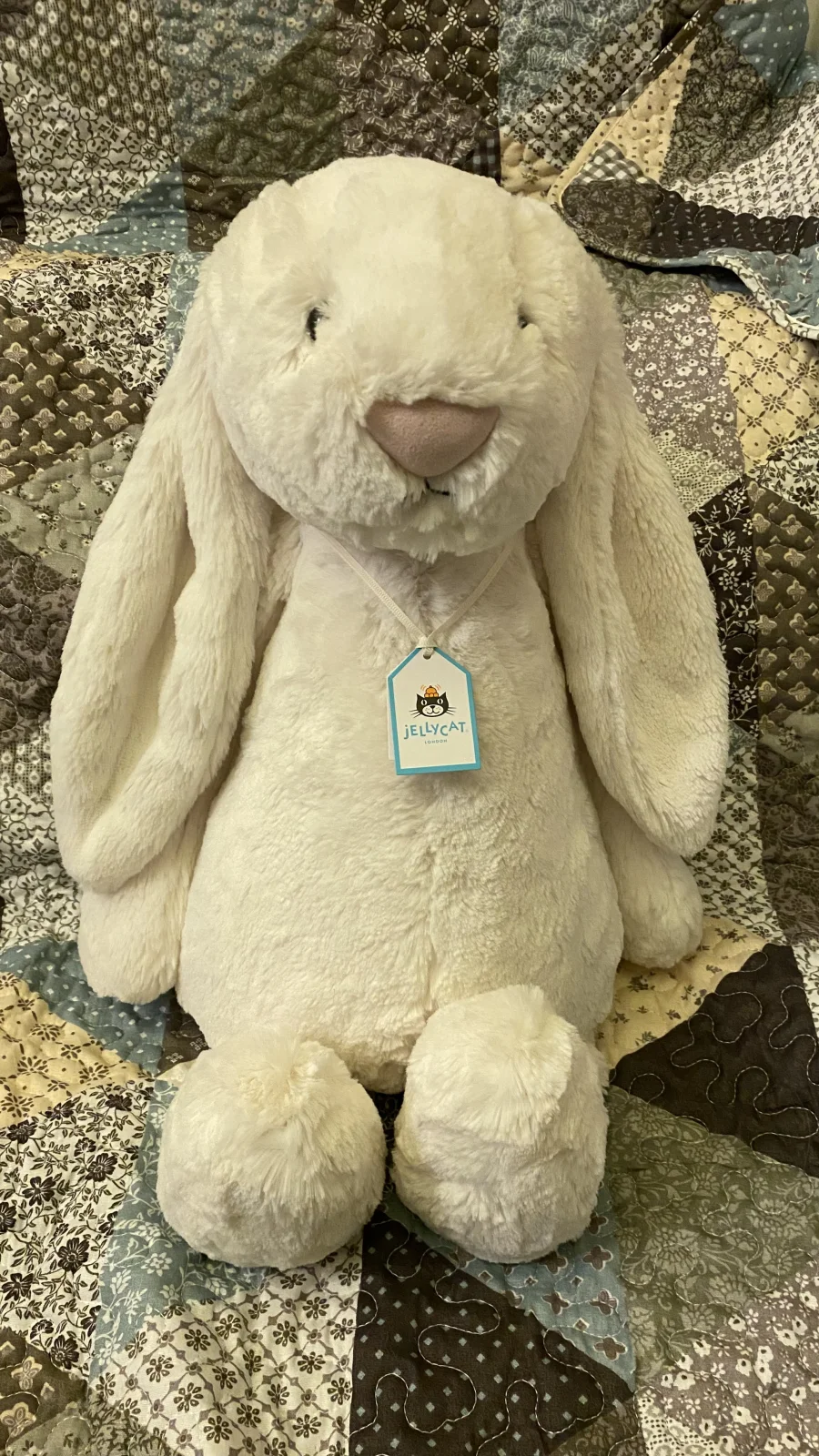 Front - Bashful Cream Bunny - Huge photo by superswagunicorn