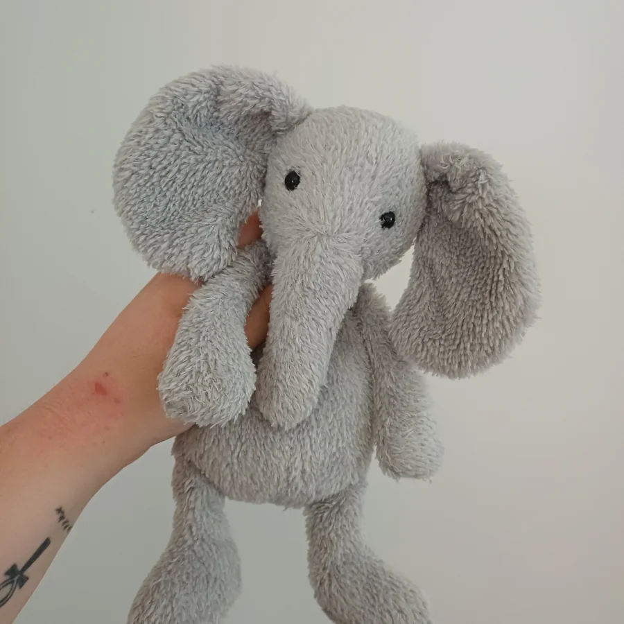 Front - Chouchou Elephant photo by herbgardenplush