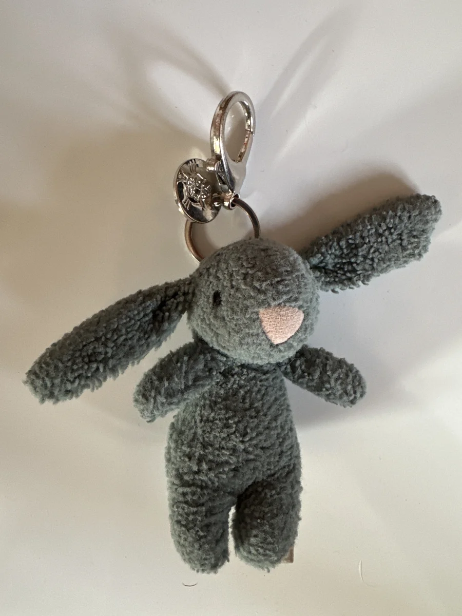Front - Bashful Forest Bunny Bag Charm photo by Jellytastic