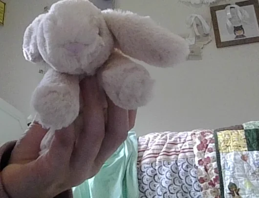 Front - Smudge Rabbit Bag Charm photo by Cropacute