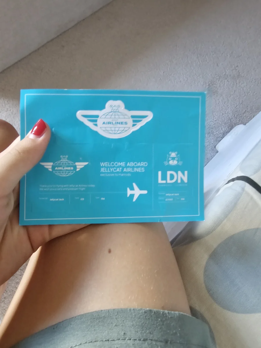 Front - Jellycat Airlines Sticker photo by Ilovejelly