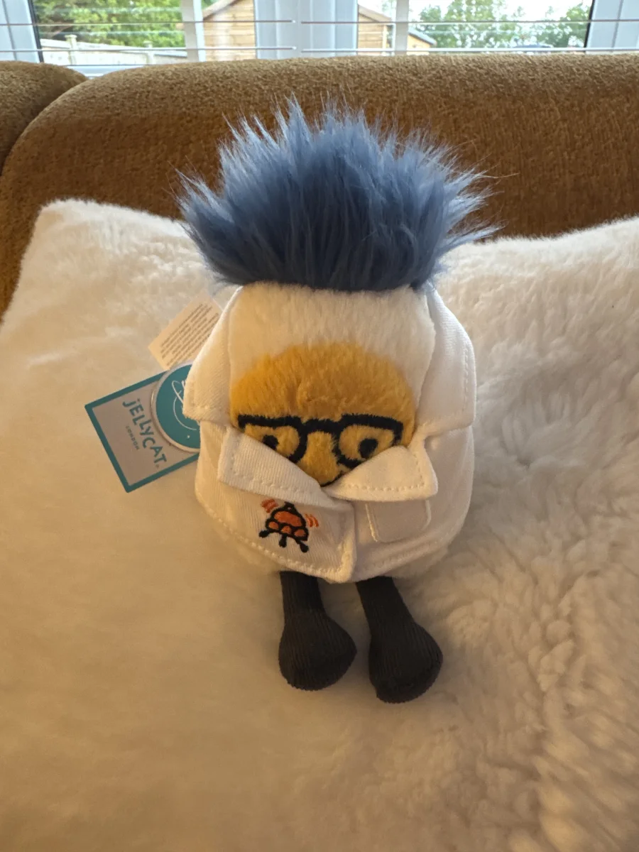 Front - Amuseables Boiled Egg Scientist Outfit photo by Trace