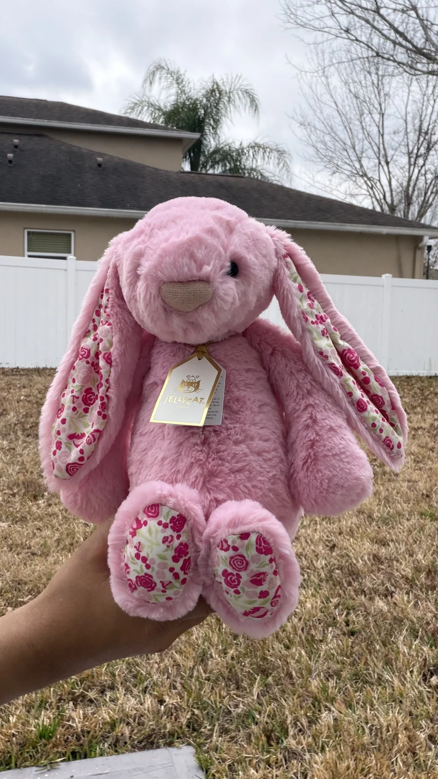Blushkin Blossom Luxe Bunny Jellycat Photo by bronzieandthejellies