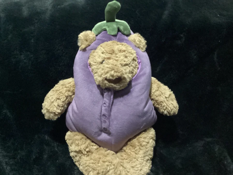 Front - Bartholomew Bear Aubergine photo by Jellybunnys1984