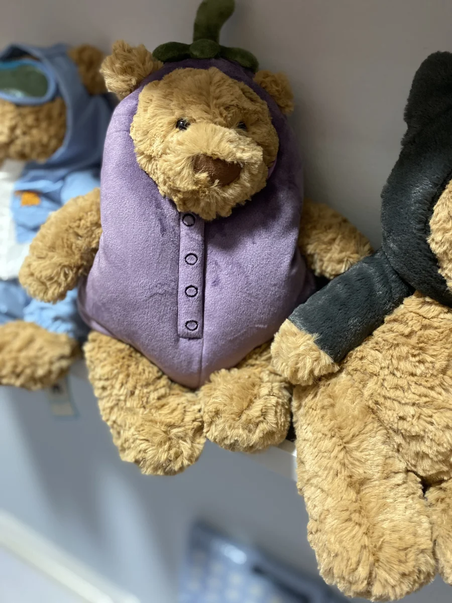 Front - Bartholomew Bear Aubergine photo by PinkLotus2023