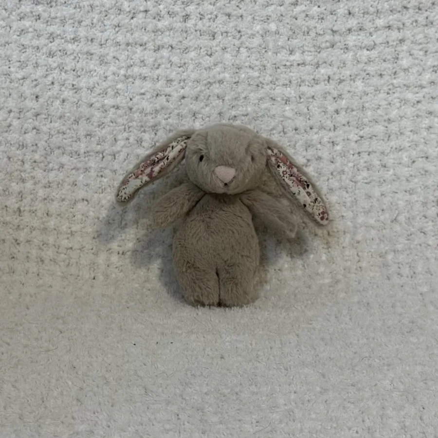 Front - Blossom Beige Bunny Bag Charm photo by crim