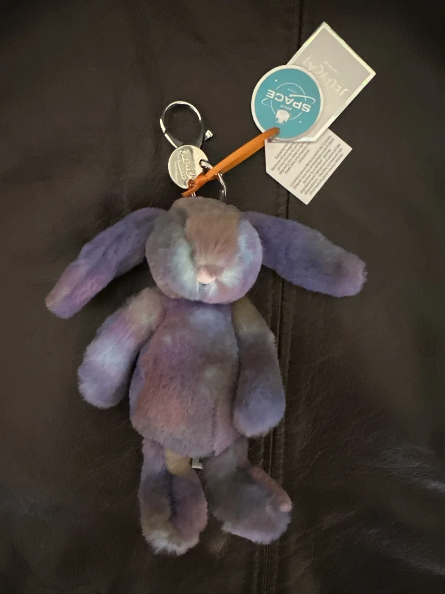 Front - Zodihop Luxe Bunny Bag Charm photo by Jellytastic