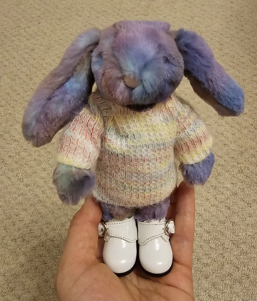 Front - Zodihop Luxe Bunny Bag Charm photo by cwhbin