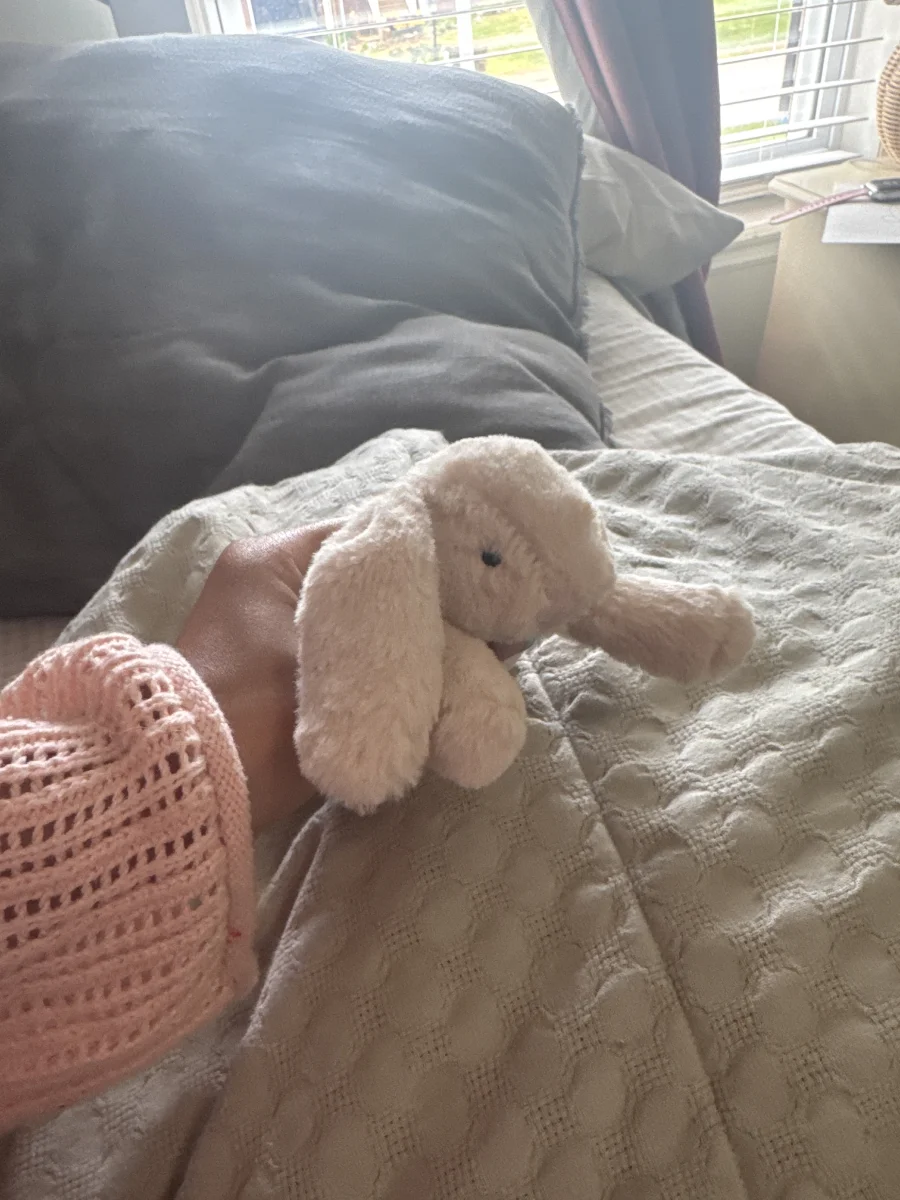 Side - Smudge Bunny - Cream photo by Oliviaisabaddie