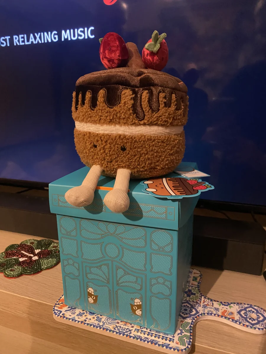 Front - Glacy Chocolate Cake photo by Elaine