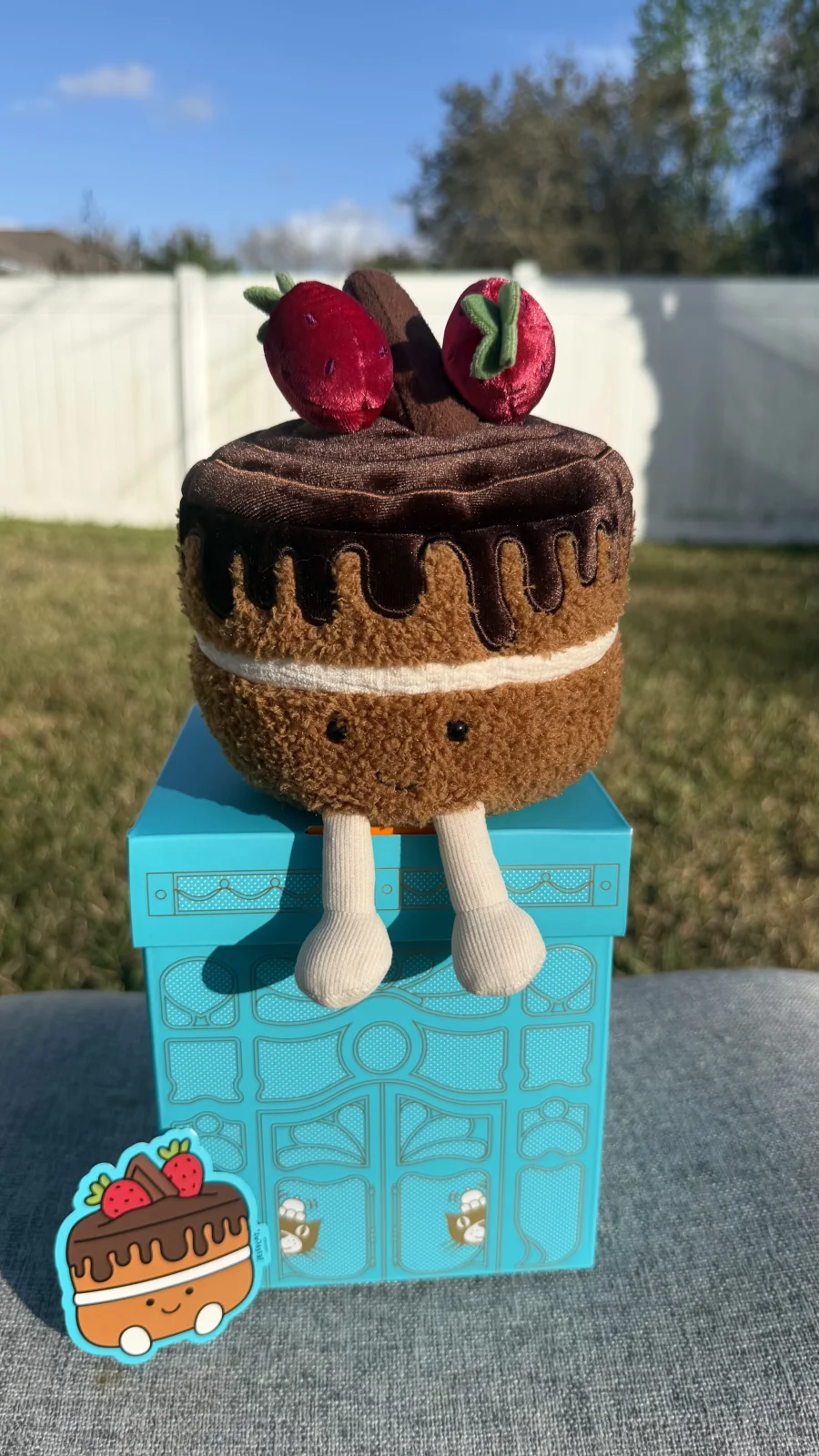Glacy Chocolate Cake Jellycat Photo by bronzieandthejellies