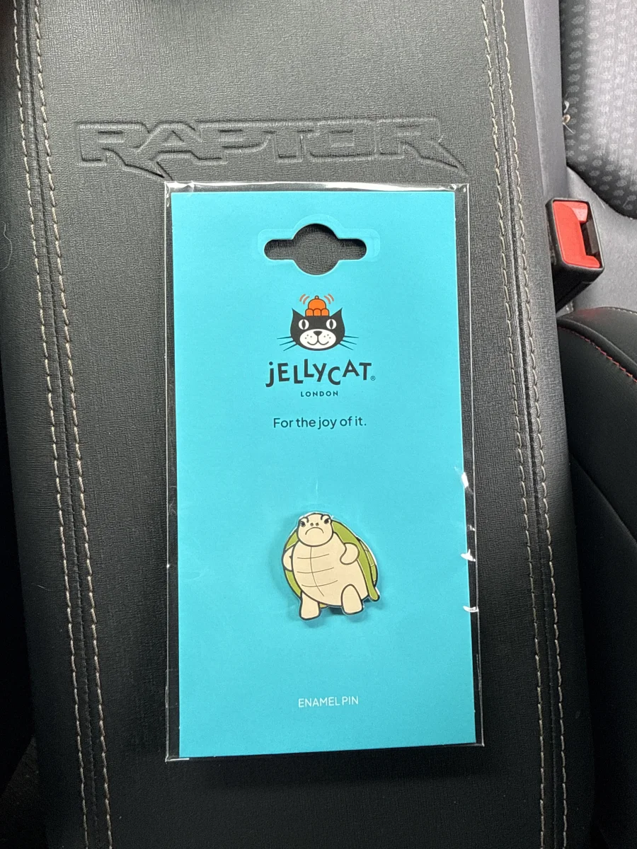 Front - Timmy Turtle Pin Badge photo by Jazmine