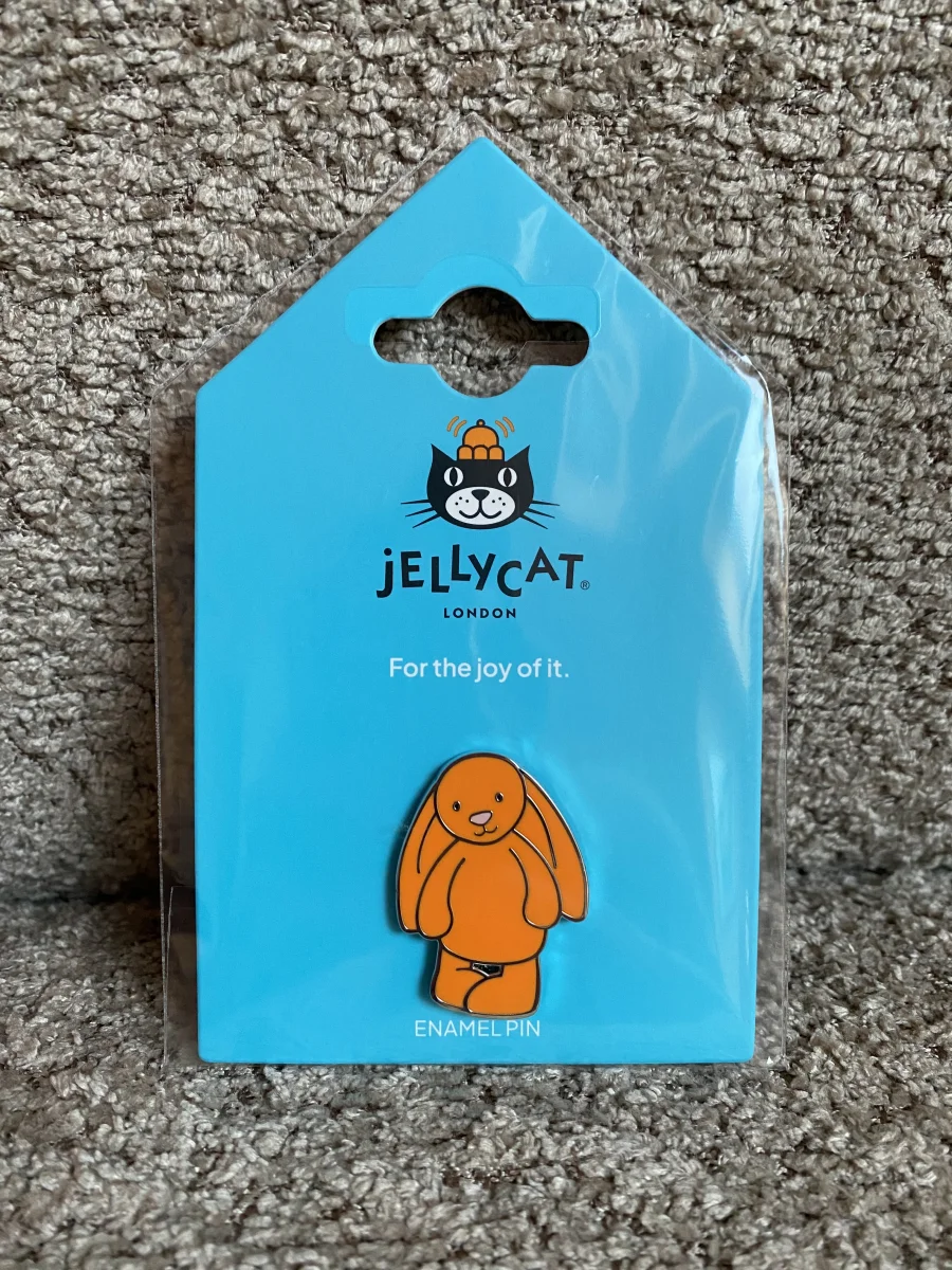 Front - Amberley Bunny Pin Badge photo by Abyss'Dragons