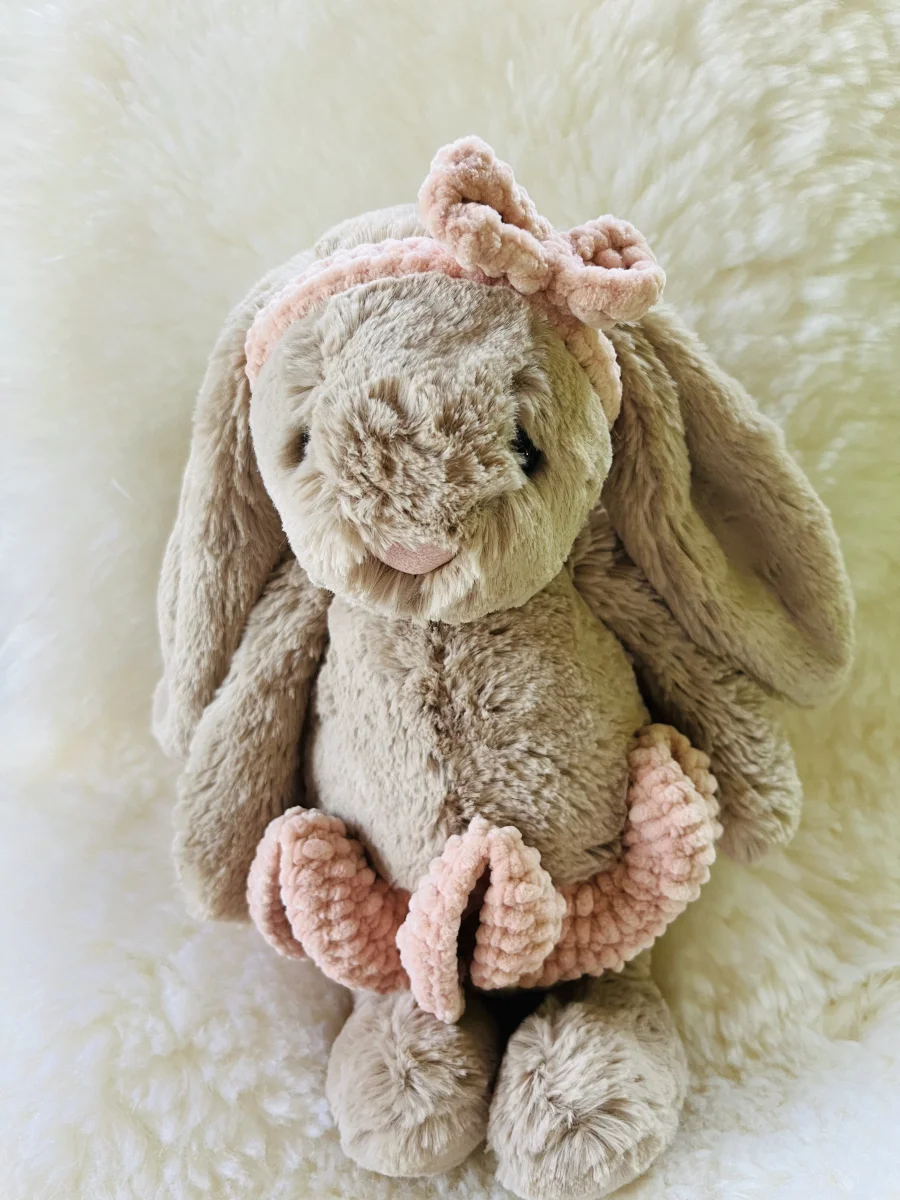 Front - Bashful Beige Bunny - Medium photo by Jennas_jellycats