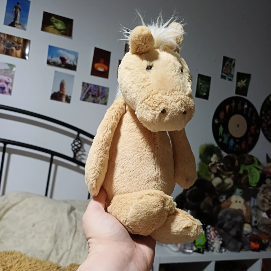 Side - Bashful Horse - Medium photo by herbgardenplush