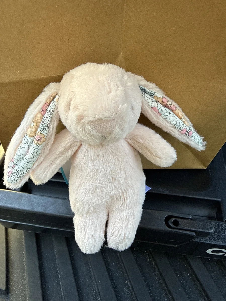 Front - Blossom Blush Bunny Bag Charm photo by Dragons