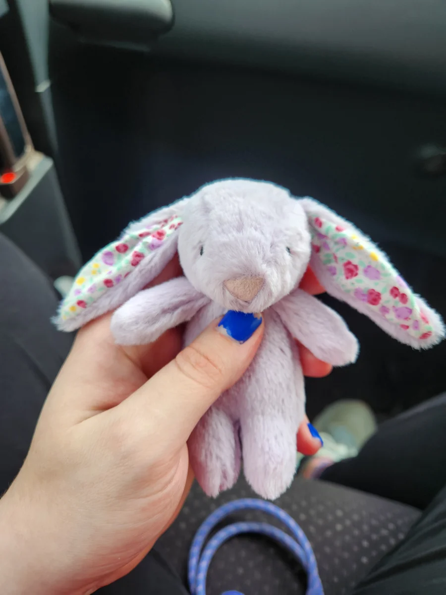 Front - Blossom Jasmine Bunny Bag Charm photo by emilliebee