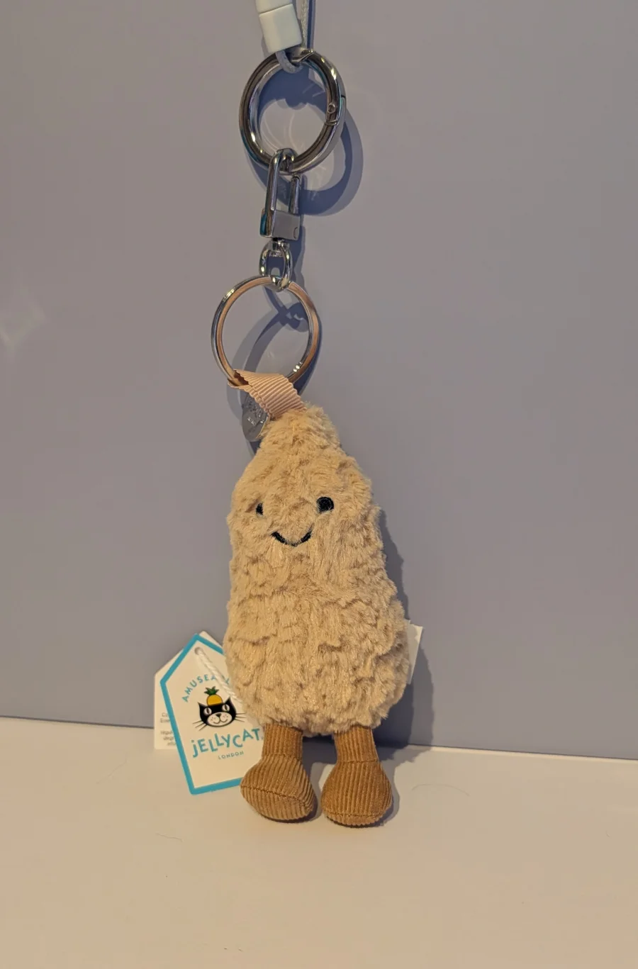Front - Amuseables Peanut Bag Charm 2026 photo by JellycatChaos