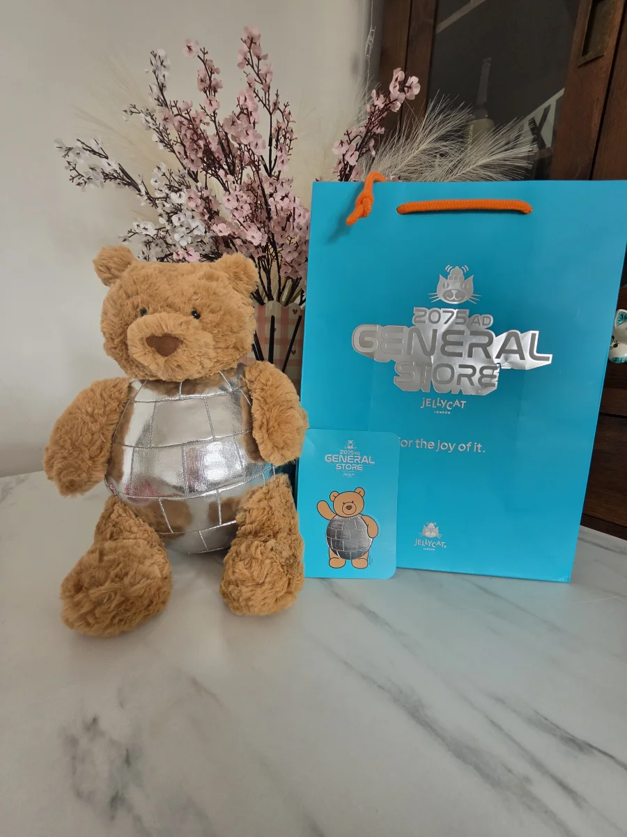 Front - Bartholomew Bear ‘Disco Ball’ photo by justagirlandherjellies