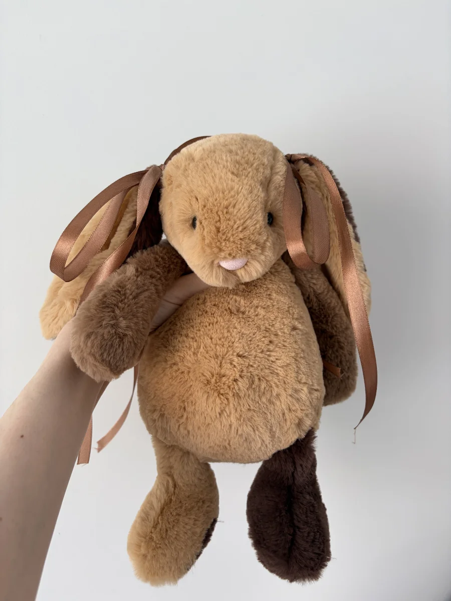 Front - Bashful Patchwork Brown Bunny photo by elysjellies