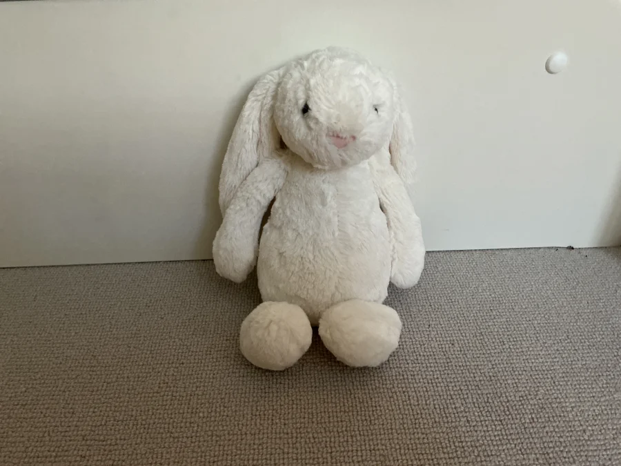Front - White Bashful Bunny The White Company photo by Sophlovjellycat