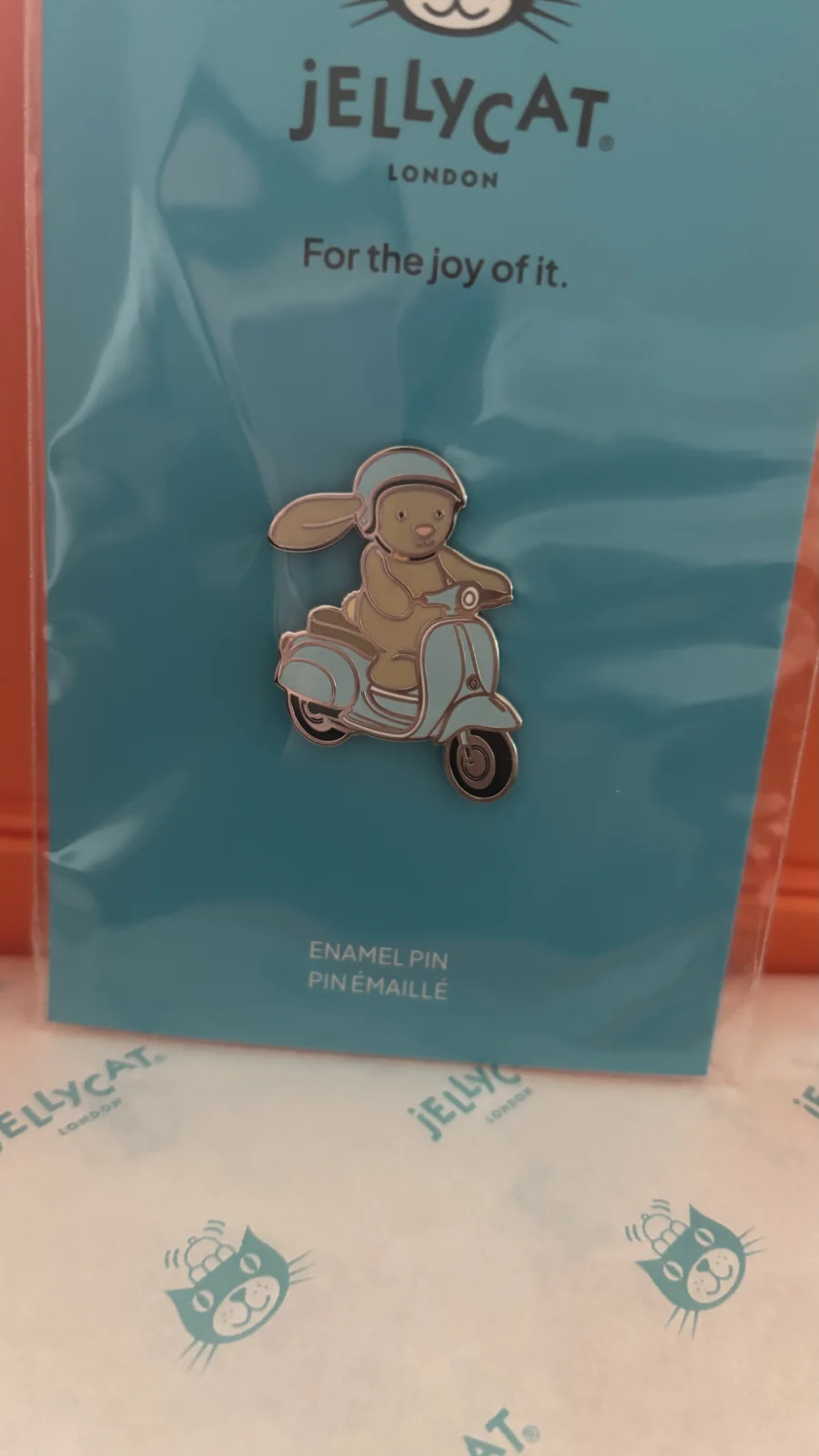 Front - Silver Biker Pin Badge photo by Jem