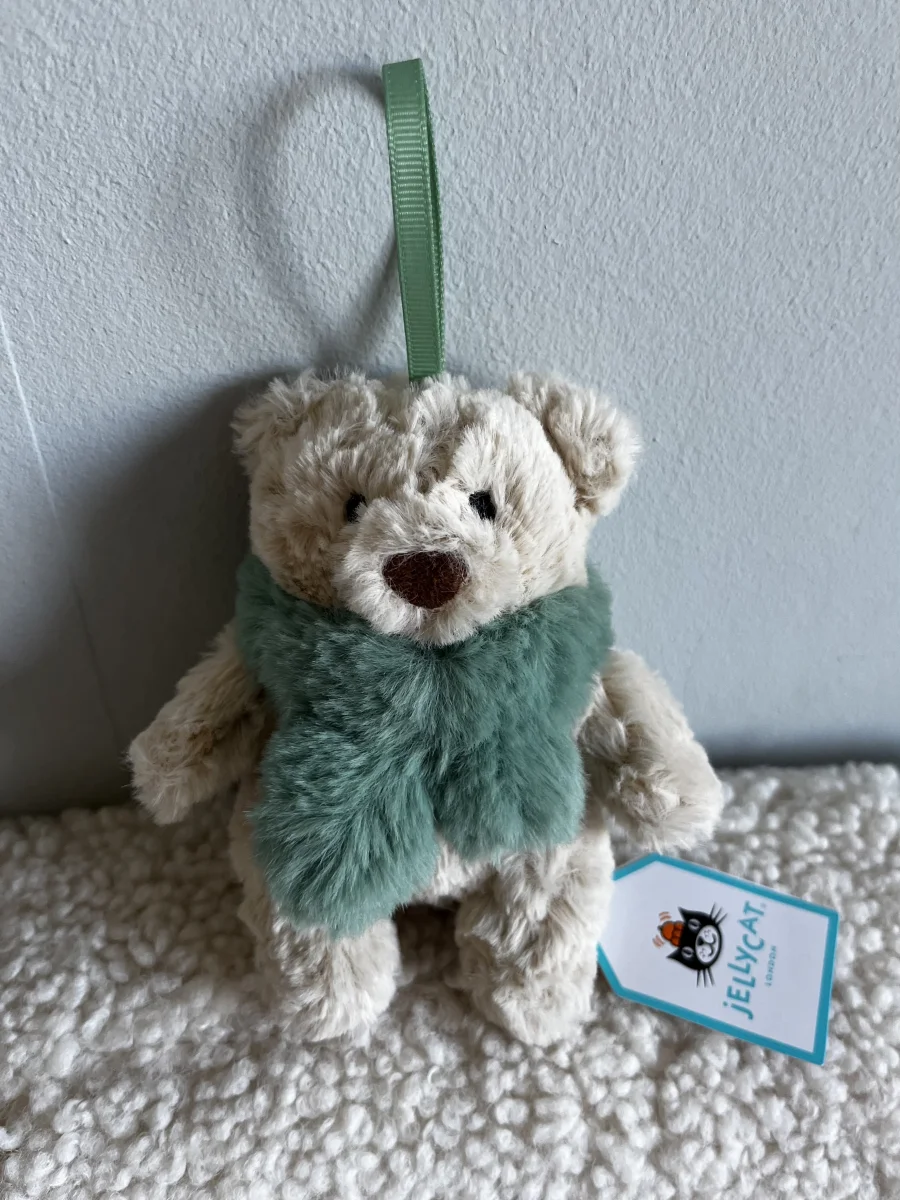 Front - Bartholomew Bear Jr. Winter Warmer Decoration photo by Mila<3Jellycats!!