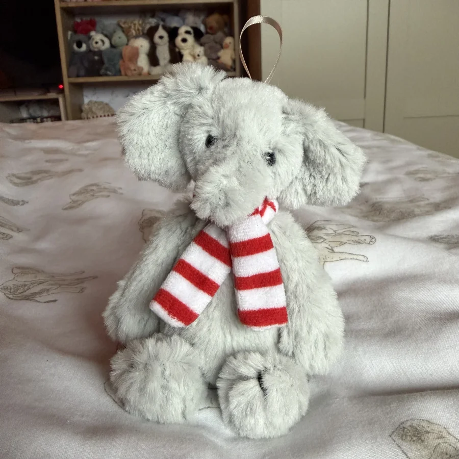 Front - Christmas Bashful Elephant - Baby photo by Rach01