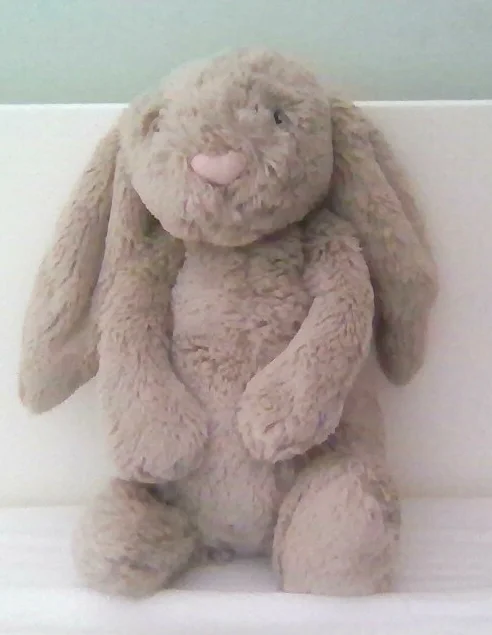 Front - Bashful Bunny Beige Bag Charm photo by Roroxxx