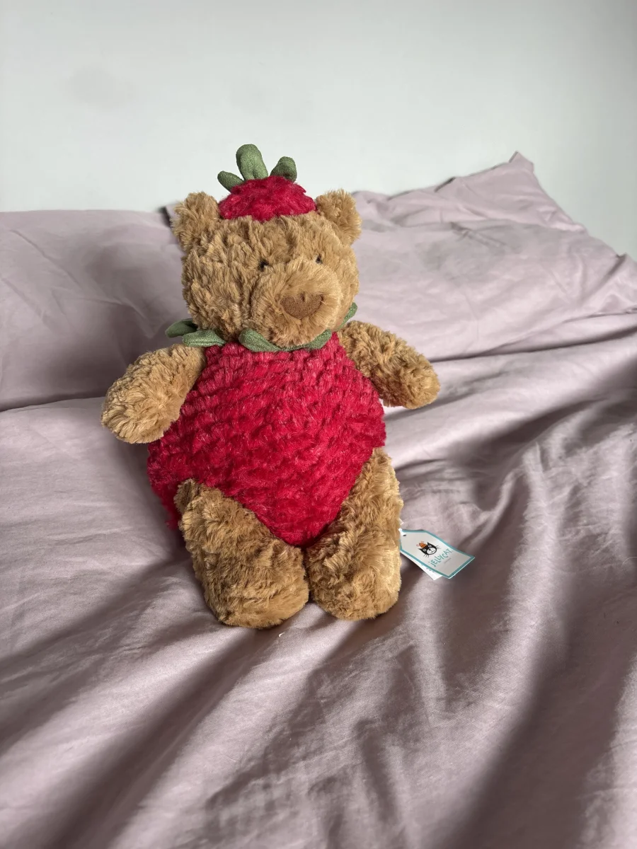 Front - Bartholomew Bear Strawberry photo by mila_jellycat07
